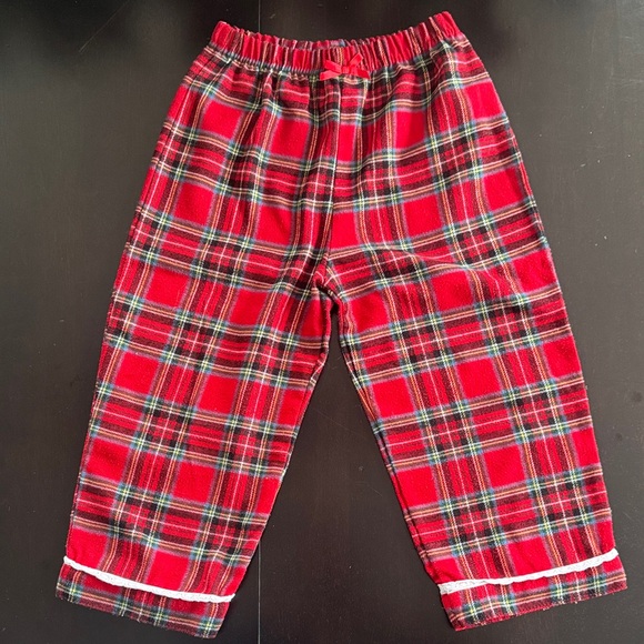 Hartstrings Classic Red Plaid Pajama Set - Picture 3 of 6